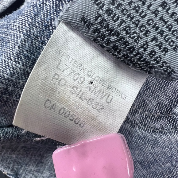 VINTAGE |•SILVER JEANS•| Blue Denim Flare Leg Bib Overall Jeans - Picture 11 of 14